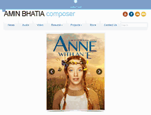 Tablet Screenshot of aminbhatia.com